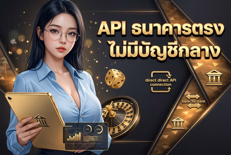 API ธนาคารตรง ไม่มีบัญชีกลาง