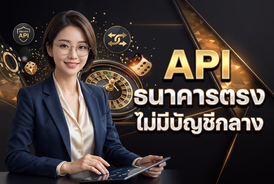 API ธนาคารตรง ไม่มีบัญชีกลาง