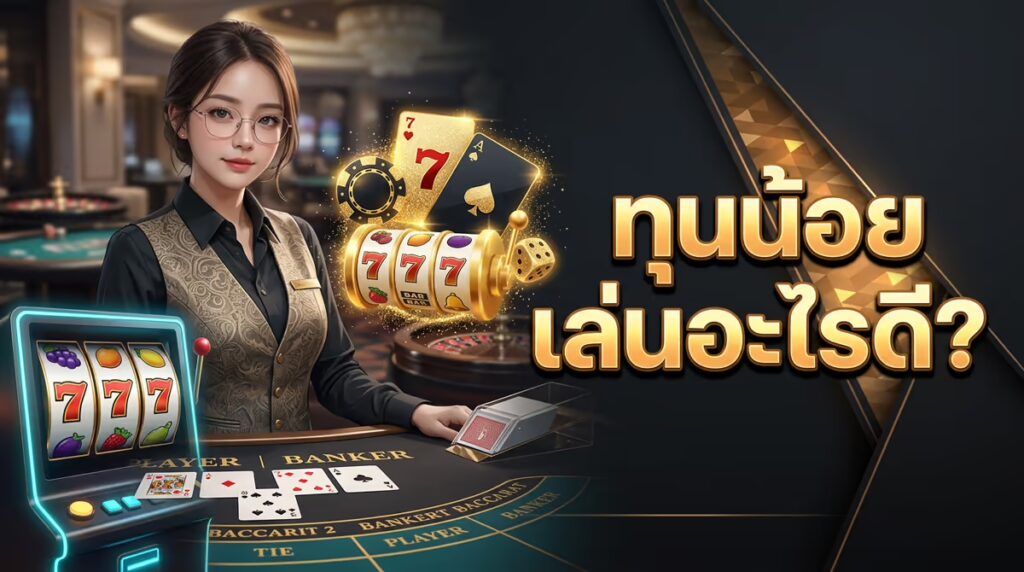 TEXAS168 บาคาร่ากับสล็อต เล่นอันไหนคุ้มกว่าถ้าทุนน้อย?